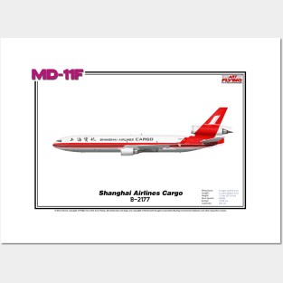 McDonnell Douglas MD-11F - Shanghai Airlines Cargo (Art Print) Posters and Art